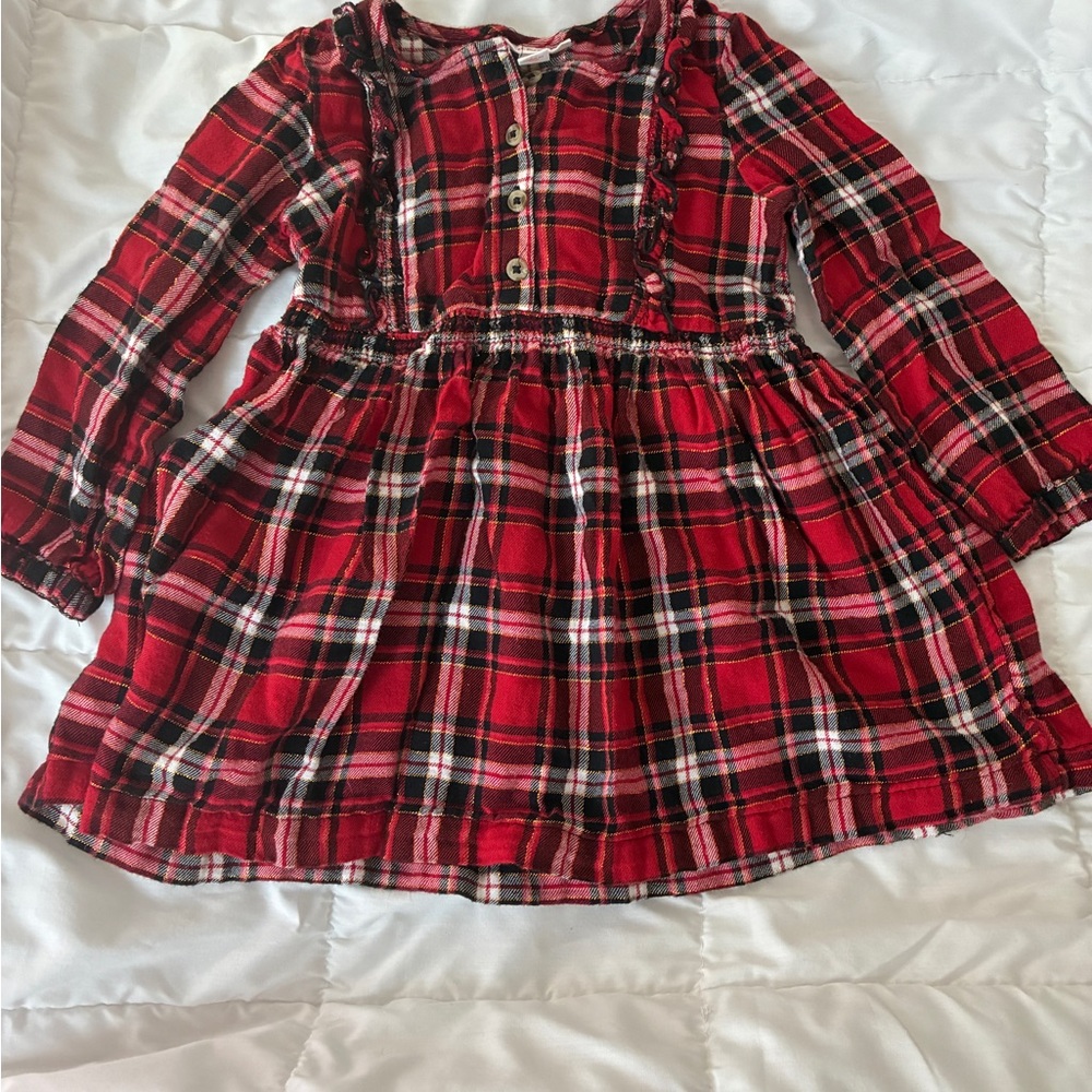 Cat & Jack Red Plaid Dress